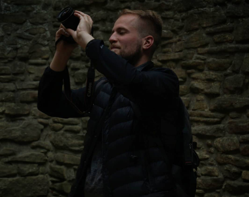 Ich beim Filmen Hobby Filmen